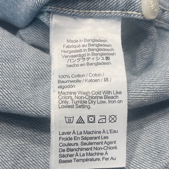 Denim Button-Up Shirt - Picture 11 of 16